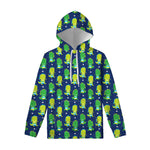 Cute Dino T-Rex Pattern Print Pullover Hoodie