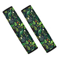 Cute Dinosaur And Floral Pattern Print Car Seat Belt Covers