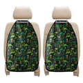 Cute Dinosaur And Floral Pattern Print Car Seat Organizers