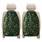 Cute Dinosaur And Floral Pattern Print Car Seat Organizers