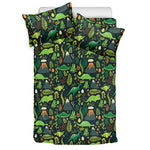 Cute Dinosaur And Floral Pattern Print Duvet Cover Bedding Set