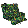 Cute Dinosaur And Floral Pattern Print Pet Car Back Seat Cover