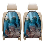Cute Dolphins In The Ocean Print Car Seat Organizers