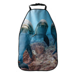 Cute Dolphins In The Ocean Print Car Seat Organizers