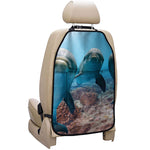 Cute Dolphins In The Ocean Print Car Seat Organizers