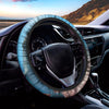 Cute Dolphins In The Ocean Print Car Steering Wheel Cover