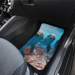 Cute Dolphins In The Ocean Print Front Car Floor Mats