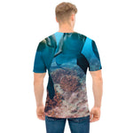 Cute Dolphins In The Ocean Print Men's T-Shirt