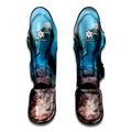Cute Dolphins In The Ocean Print Muay Thai Shin Guards