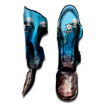 Cute Dolphins In The Ocean Print Muay Thai Shin Guard