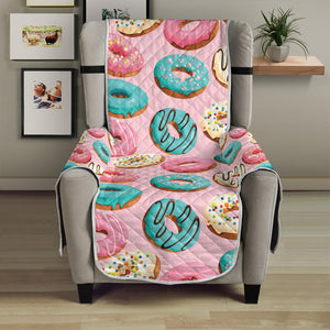 Cute Donut Pattern Print Armchair Protector