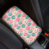 Cute Donut Pattern Print Car Center Console Cover