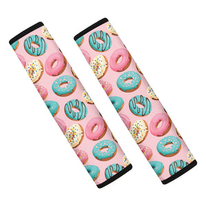 Cute Donut Pattern Print Car Seat Belt Covers