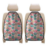 Cute Donut Pattern Print Car Seat Organizers