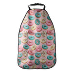 Cute Donut Pattern Print Car Seat Organizers