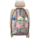 Cute Donut Pattern Print Car Seat Organizers