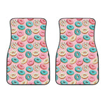 Cute Donut Pattern Print Front Car Floor Mats