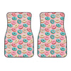 Cute Donut Pattern Print Front Car Floor Mats