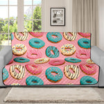 Cute Donut Pattern Print Futon Protector