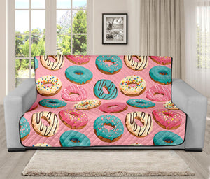 Cute Donut Pattern Print Futon Protector