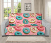 Cute Donut Pattern Print Futon Protector