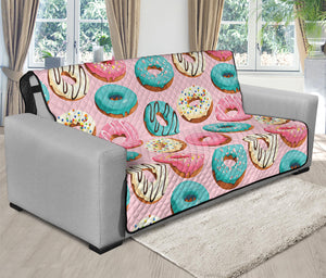 Cute Donut Pattern Print Futon Protector