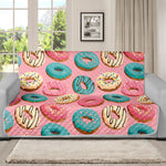 Cute Donut Pattern Print Futon Protector