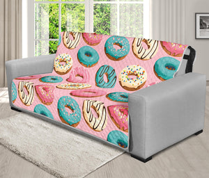 Cute Donut Pattern Print Futon Protector