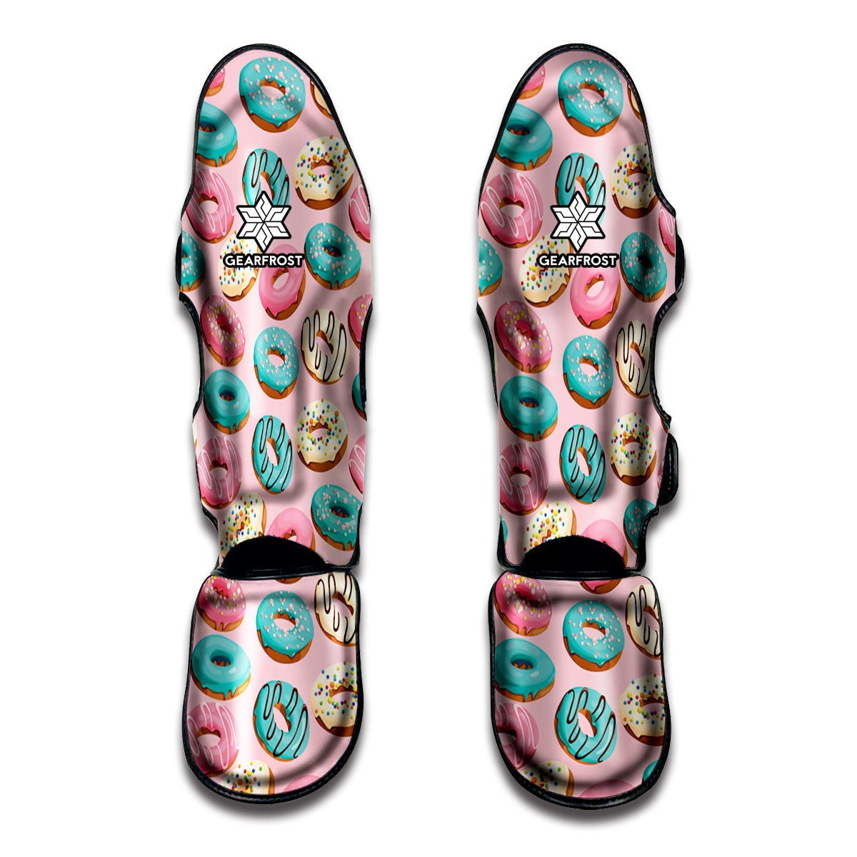 Cute Donut Pattern Print Muay Thai Shin Guard