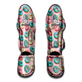 Cute Donut Pattern Print Muay Thai Shin Guards