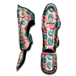 Cute Donut Pattern Print Muay Thai Shin Guard