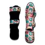 Cute Donut Pattern Print Muay Thai Shin Guard