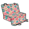 Cute Donut Pattern Print Pet Car Back Seat Cover