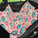 Cute Donut Pattern Print Pet Car Back Seat Cover