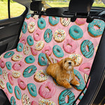 Cute Donut Pattern Print Pet Car Back Seat Cover