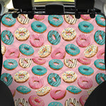 Cute Donut Pattern Print Pet Car Back Seat Cover