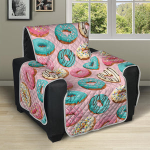 Cute Donut Pattern Print Recliner Protector