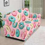 Cute Donut Pattern Print Sofa Cover