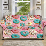 Cute Donut Pattern Print Sofa Protector