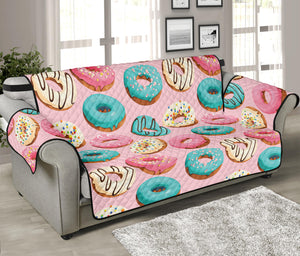 Cute Donut Pattern Print Sofa Protector