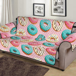 Cute Donut Pattern Print Sofa Protector