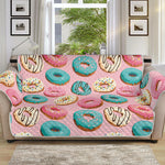 Cute Donut Pattern Print Sofa Protector