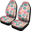 Cute Donut Pattern Print Universal Fit Car Seat Covers