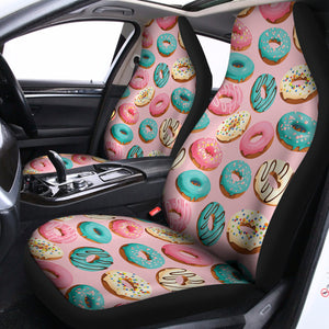 Cute Donut Pattern Print Universal Fit Car Seat Covers