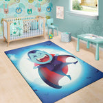 Cute Dracula Print Area Rug