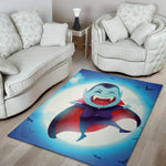Cute Dracula Print Area Rug