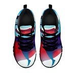 Cute Dracula Print Black Sneakers