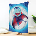 Cute Dracula Print Blanket