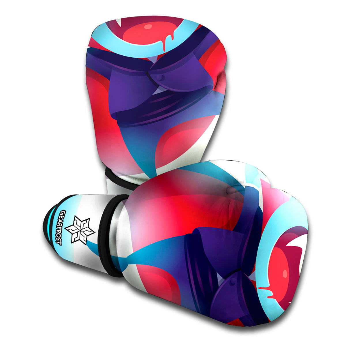 Cute Dracula Print Boxing Gloves