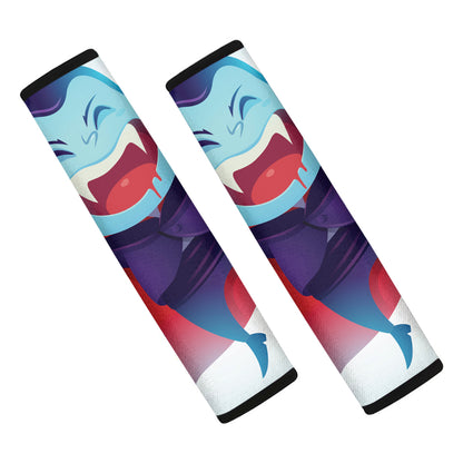 Cute Dracula Print Car Seat Belt Covers